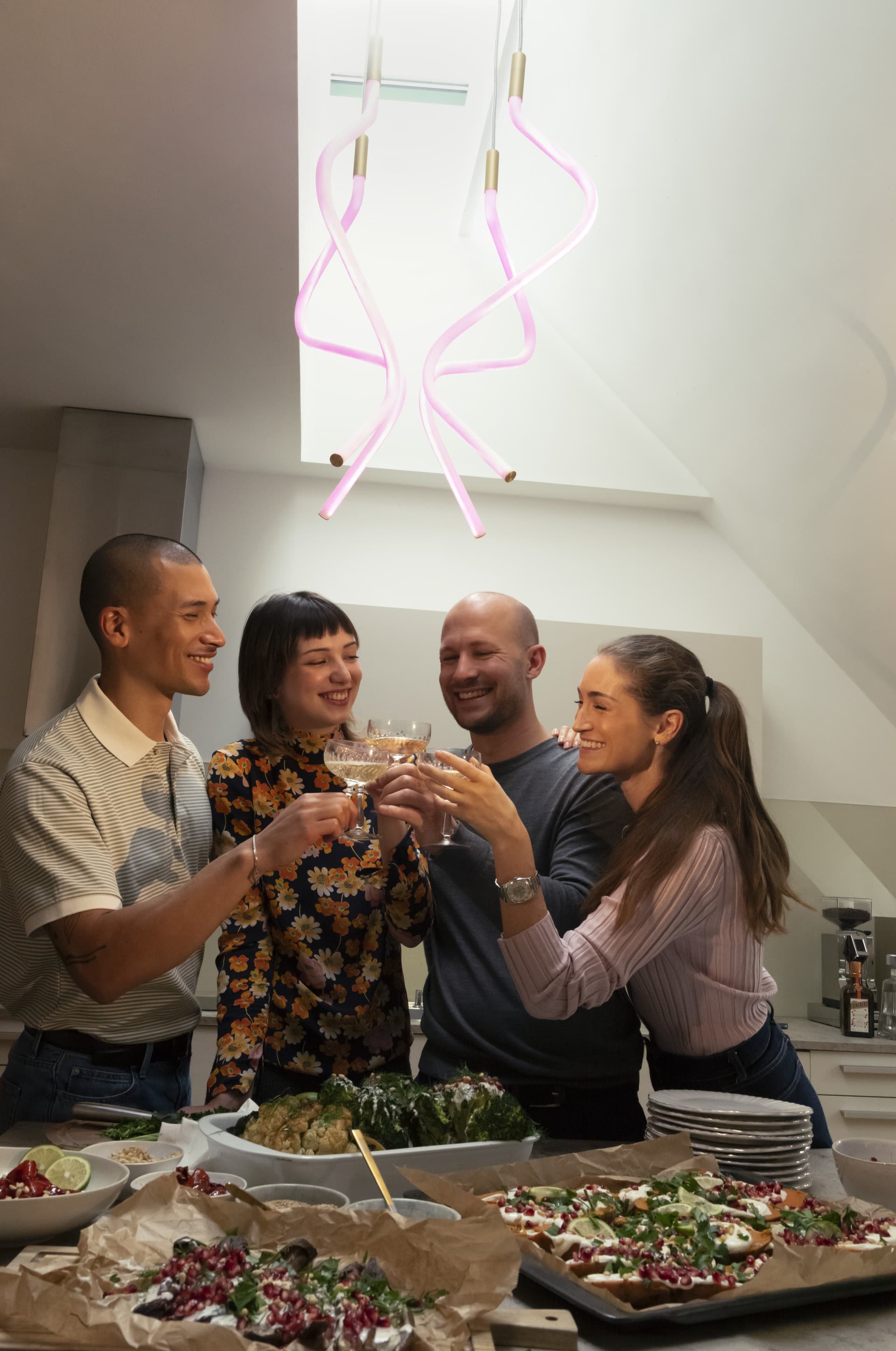 Symbols of Light collection – customizable borosilicate glass lamps with LED illumination